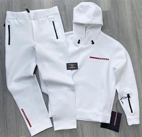 prada tracksuit set men's|Prada tracksuit price.